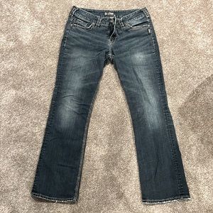 Silver Jeans Women's Boot Cut in Dark Blue